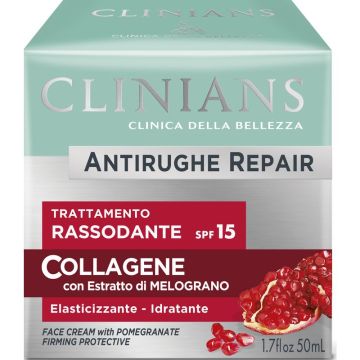 Clinians - Antirughe Repair Giorno SPF15 - Trattamento rassodante protettivo 50 ml