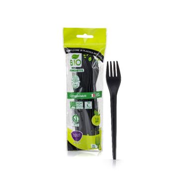 CLENDY - Bio - 12 Forchette Compostabili - Neri