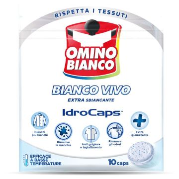OMINO BIANCO - Bianco Vivo - Additivo Sbiancante IdroCaps - 10 Caps