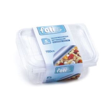 FOLIVASCHETTE SALVAFRESCHEZZA 750CC 5PEZZI