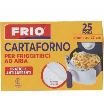 FRIO CARTA FRIGGITRICE ARIA 25PEZZI  TONDA