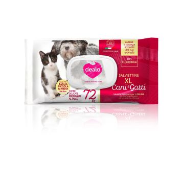 Dealo Salviette 72 Pezzi Cani Xl