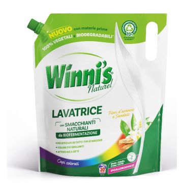 WINNI S - Detersivo Lavatrice Ecoformato Capi Colorati 30 Misurini