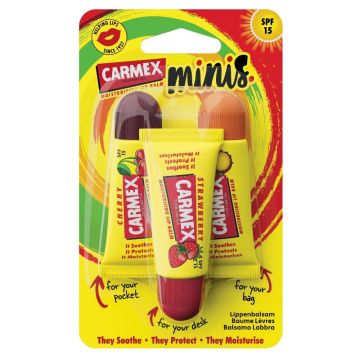 CARMEX LIP BALSAMO TUBO FP15 MIX 3PEZZI
