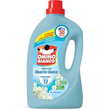 OMINO BIANCO - Muschio Bianco - Detersivo Per Lavatrice 2 L