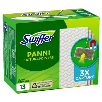 SWIFFER - 13 Panni Catturapolvere Per Pavimenti