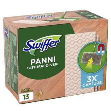 SWIFFER - 13 Panni Catturapolvere Per Legno E Parquet