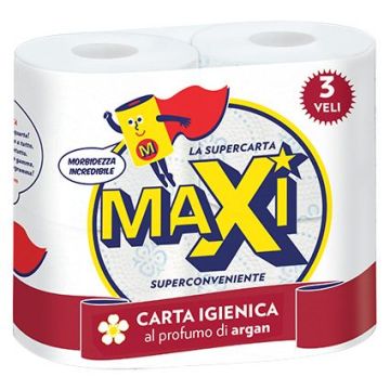 MAXI - Carta Igienica Al Profumo Di Argan - 4 Rotoli
