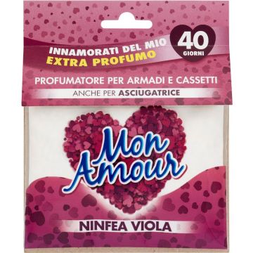 MON AMOUR - Ninfea Viola - Profumatore Per Armadi E Cassetti
