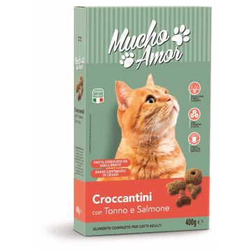 Muchoamor Gatto Crocch 400Gr Ton/Salm