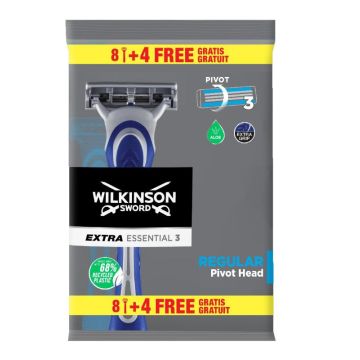 WILKINSON EXTRA 3 ESSENTIAL X 8+4