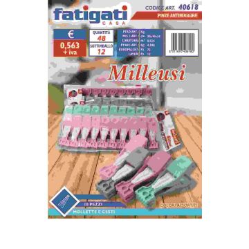 FATIGATI PINZE PLAST 10PEZZI  ANTIRUGGINE