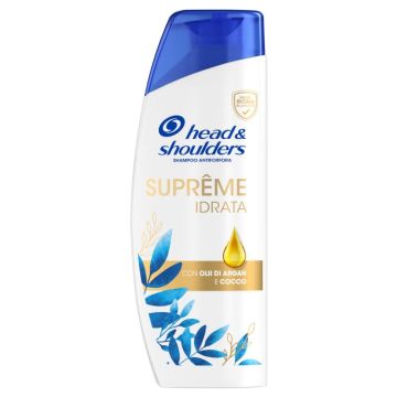 HEAD & SHOULDERS - Supreme Idrata - Shampoo Antiforfora Con Olii di Argan E Cocco 250 Ml