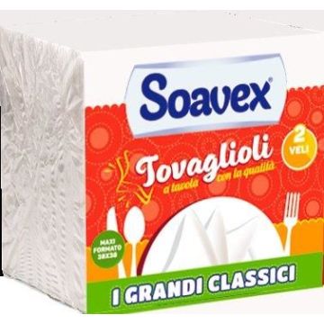 SOAVEX TOVAGLIOLI 38X38 50PEZZI  I CLASSICI