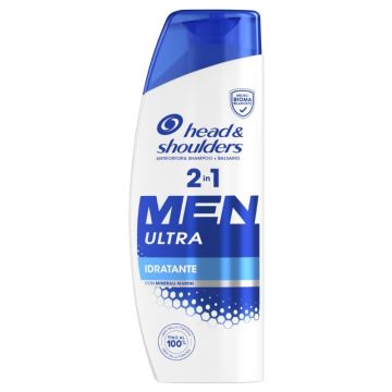 HEAD & SHOULDERS - men ultra 2 in 1 idratante - shampoo antiforfora 250 ml