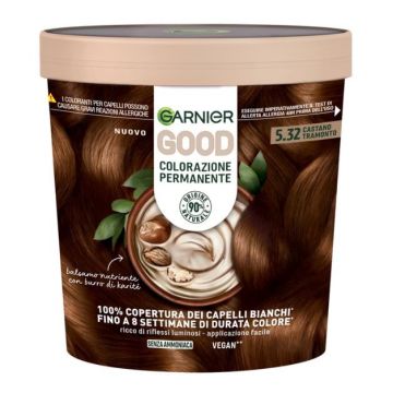 GARNIER - Good - Colorazione Permanente Senza Ammoniaca N.5.32 Castano Tramonto