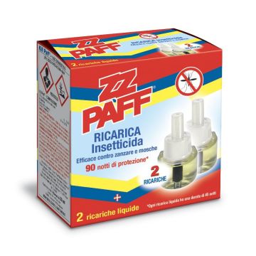 ZZ PAFF ANTIZANZ RICARICA LIQUIDO 45NOTTI X 2PEZZI