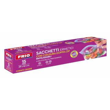 FRIO SACCHETTI GELO CHIUS ZIP 15PEZZI  GRAN