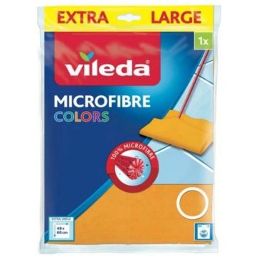 VILEDA - Microfibre Colors - Panno Per Pavimenti Extra Large 48x60 Cm - Colori Assortiti