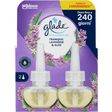 GLADE ESSENTIAL OIL ELET DOPPIA RICARICA LAV