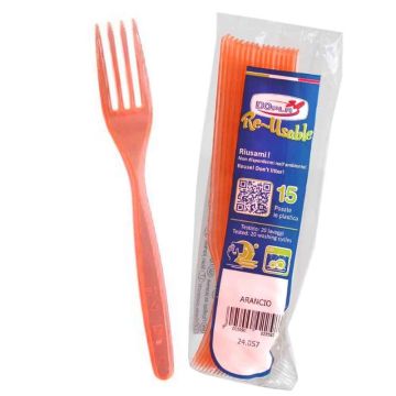 DOPLA FORCHETTE COMPACT 15PEZZI  RIUT ARANC