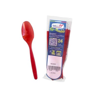 DOPLA CUCCHIAINI COMPACT 15PEZZI  RIUT ROSSI