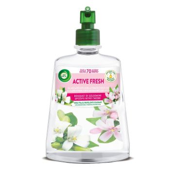 AIR WICK - Active Fresh Bouquet Di Gelsomini - Ricarica Per Diffusore D'Essenza 228 Ml