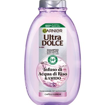 GARNIER - Ultra Dolce Acqua Di Riso & Amido - Shampoo Lisciante 250 Ml