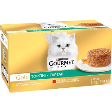 Gourmet Gold Gatto 4X85Gr Pol/Car-Man/Po