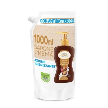 SPUMA DI SCIAMPAGNA - Argan E Patchouli - Sapone Crema Ecoricarica 1 L