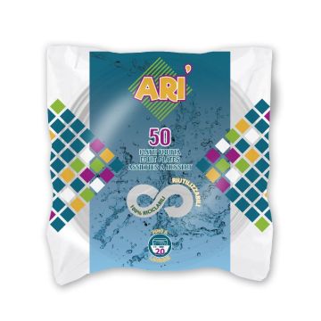 ARISTEA PIATTI DESSERT 50PEZZI  BIANCO