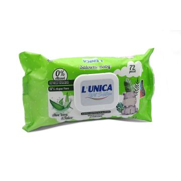 UNICO SALVIETTE BABY 72PEZZI  C/POP UP ALOE