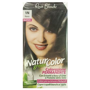 Renee Blanche - Natur Green Color - tintura per capelli N. 1N nero