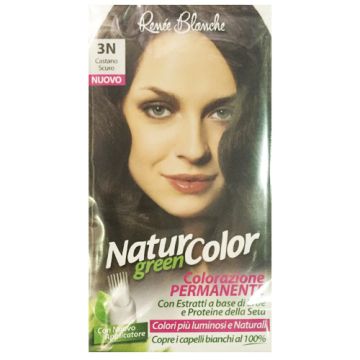 Renee Blanche - Natur Green Color - tintura per capelli N. 3N castano scuro