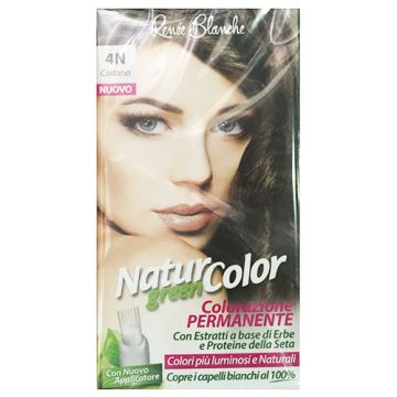 Renee Blanche - Natur Green Color - tintura per capelli N. 4N castano