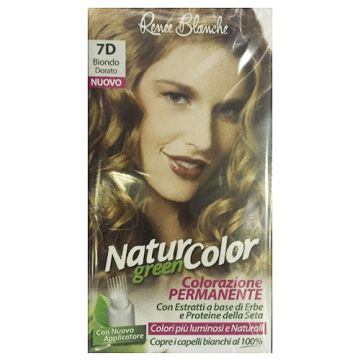 Renee Blanche - tinta per capelli colorazione permanente naturale natur color green7 d biondo dorato