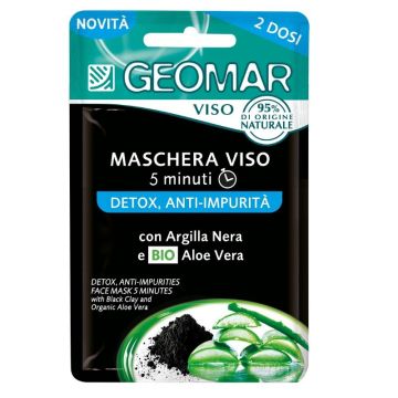Geomar - Detox Anti-impurità - Maschera Viso 2 dosi