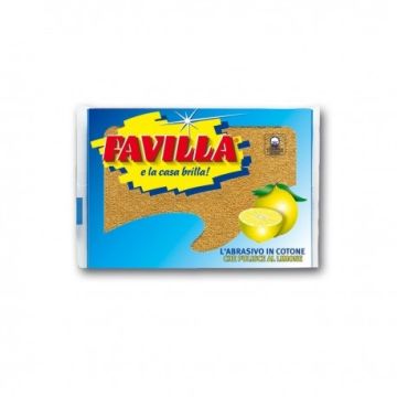 FAVILLA - Spugna Abrasiva In Cotone Al Limone
