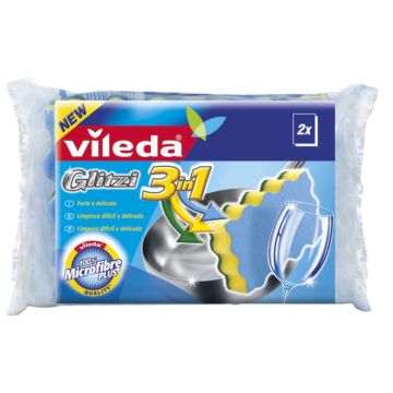 VILEDA - Glitzi 3In1 - 2 Spugne Abrasive