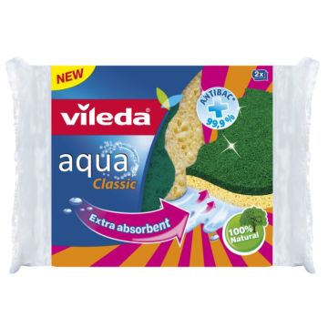 VILEDA - Aqua Classic - 2 Spugne Da Cucina