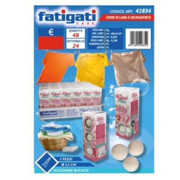 FATIGATI SFERE X ASCIUGATRICE IN LANA