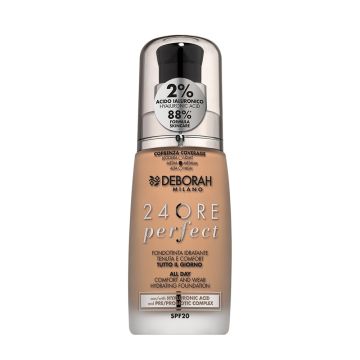 DEBORAH - 24ore Perfect SPF20 - Fondotinta Fluido N. 02 True Beige