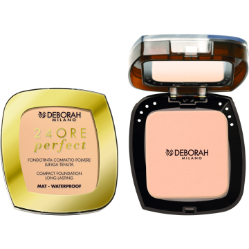 DEBORAH - 24 Ore Perfect Fondotinta Compatto N. 02 Natural