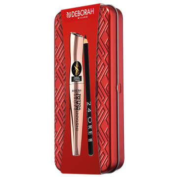 DEBORAH - Kit Latta N.01 - Mascara Instant Maxi Volume Ceramidi + Matita Occhi 24H
