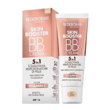 DEBORAH - Skin Booster Bb Cream - Fondotinta Perfezionatore Di Pelle N.04 Caramel