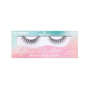 ESSENCE - Light As A Feather - Ciglia Finte Effetto 3D N.01 Light Up Your Life