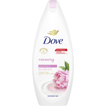 DOVE - Renewing - Docciaschiuma peonia e profumo di rosa 250 Ml