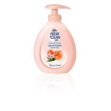 FRESH & CLEAN - sapone liquido - yogurt e pesca 300 ml