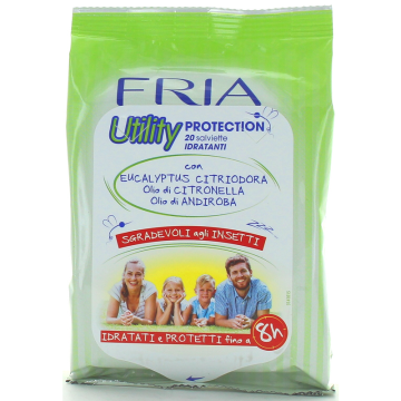 FRIA - Easy Protection - 20 Salviette Profumate Antizanzare
