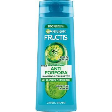 Fructis - Anti Forforfora - Scorza di Limone - Shampoo citrus detox 250 Ml